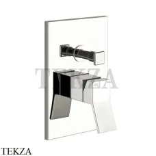 Gessi RETTANGOLO K Смеситель для душа 2 потока, внешняя часть 53079-149, Finox Brushed Nickel Gessi RETTANGOLO K Смеситель для душа 2 потока, внешняя часть 53079-149, Finox Brushed Nickel