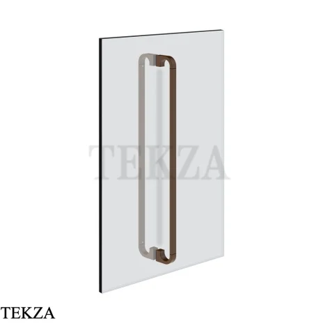 Gessi Perle Полотенцедержатель для крепления на стекло, 60 см 74635-845, бронза Dark Brush
