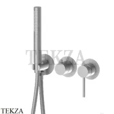 Newform XT Смеситель для душа 2 потока,с гарнитуром, внешняя часть, 4279E.59.066, PVD Br. Stainless Steel