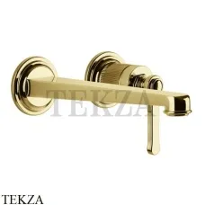 Gessi VENTI20 Смеситель для раковины средний, внешняя часть 65089-246, Gold PVD