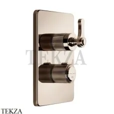 Gessi VENTI20 Термостат для душа, 2 поток, внешняя часть 65135-030, Copper глянец