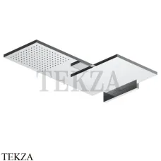 Fantini Двойной верхний душ, функции дождь, водопад 86028035B, хром глянец