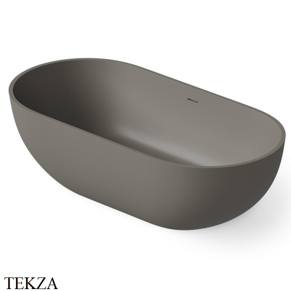 Dea Design Shadow Ванна отдельностоящая овальная 140x70 Solid Surface DD8619 1400 3, Grey №3