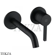 Kludi NOVA FONTE Pura Смеситель для раковины 180, внешняя часть 202443915, черный матовый