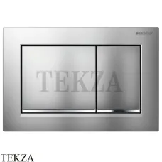 Geberit Omega30 Клавиша смыва для Omega 12 см 115.080.KN.1, хром матовый/хром глянец/хром матовый