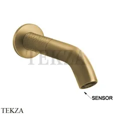 Gessi 316 MECCANICA Электронный настенный смеситель внешняя часть 54215-727, Brushed Brass