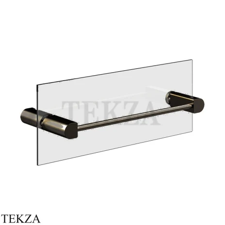 Gessi RILIEVO Полотенцедержатель для крепления на стекло, 30 см 59562-713, Antique Brass