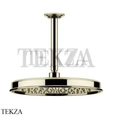 Gessi VENTI20 Верхний душ 300 с потолочным креплением 65153-710, Brass PVD