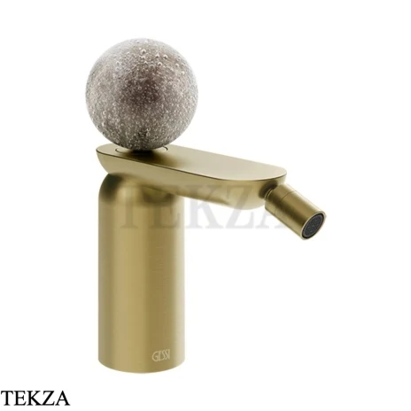 Gessi Perle Смеситель для биде с донным клапаном 74667-727, шампань Brushed