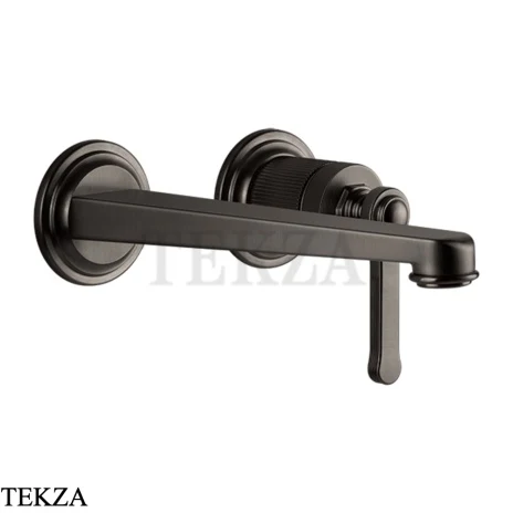 Gessi VENTI20 Смеситель для раковины средний, внешняя часть 65089-707, Black Metal Brushed PVD