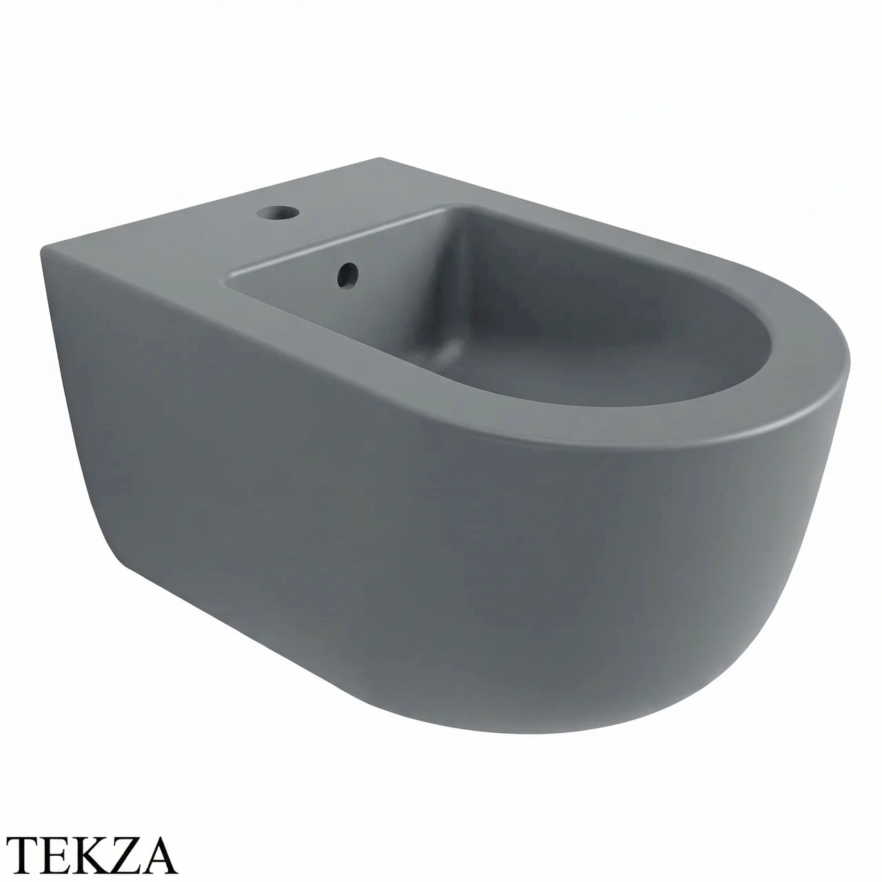 Hatria FUTURA Биде подвесное, 1 отверстие под смеситель A0Y9B807, Cemento