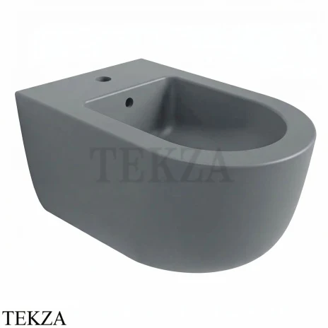 Hatria FUTURA Биде подвесное, 1 отверстие под смеситель A0Y9B807, Cemento