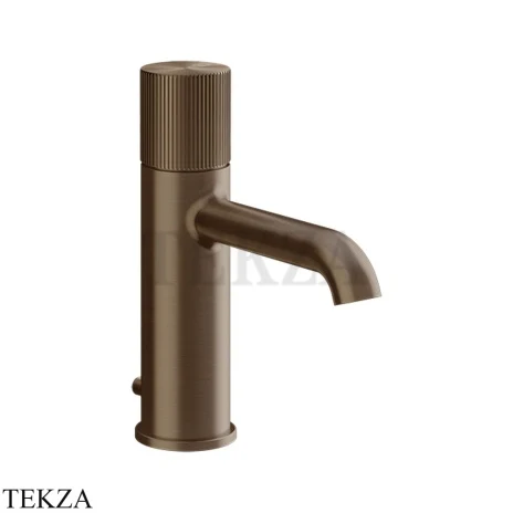 Gessi Habito RIGATO Смеситель для раковины, с донным клапаном 70501-761, Coffee Bronze Br. PVD