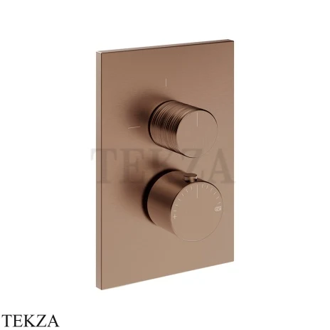 Gessi Habito TRAME Смеситель для душа 2 потока, внешняя часть 70331-708, Copper Brushed PVD