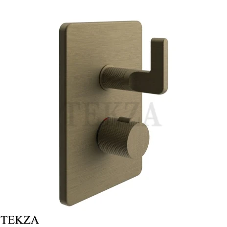 Gessi INCISO SHOWER Термостатический смеситель 1 поток, внешняя часть 58132-713, Antique Brass