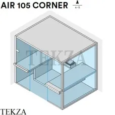 Effegibi AIR 105 CORNER Сауна домашняя финская или BIO осина натуральная SA91100002