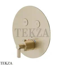 Newform Blink Chic Термостат для душа 2 потока, внешняя часть 70454E.59.098, PVD Br. Pale Gold