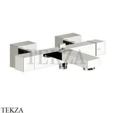 Gessi RETTANGOLO K Смеситель термостатический для ванны и душа 20111-720, Nickel PVD