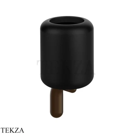 Gessi Goccia Стакан настенный, черная керамика 38008-845, Dark Bronze