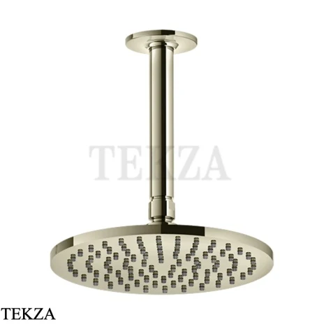 Gessi INCISO SHOWER Верхняя душевая лейка с кронштейном под размер 58150-720, Nickel PVD