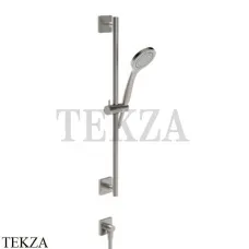 Gessi Emporio  Shower Душевая штанга с душевой лейкой 1 режим и выводом 47316-149, Finox Brushed Nickel