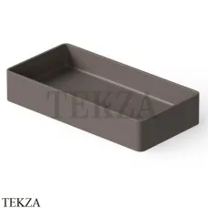 Dea Design Washbasins Раковина настольная 80х40 см Solid Surface DD9010 800 6, Grey Brown №6
