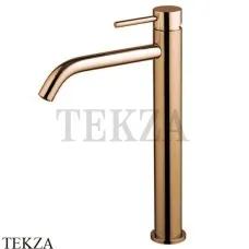 FIMA Carlo Frattini Spillo UP Смеситель для раковины, высокий XS, без гарнитура F3031/HXSZS.1, Brushed Amber Bronze