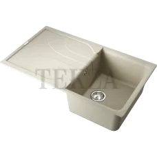 Omoikiri Yasugata 86 Кухонная мойка Tetogranit прямоугольная с крылом 4993869 ваниль