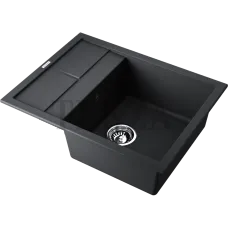 Omoikiri Sumi 65 Кухонная мойка Tetogranit прямоугольная с крылом 4993670 черный