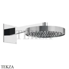 Gessi Inverso Diamantato Верхняя душевая лейка с кронштейном 63468-031, хром глянец Gessi Inverso Diamantato Верхняя душевая лейка с кронштейном 63468-031, хром глянец