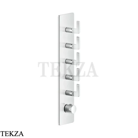 Gessi INCISO WELLNESS Термостат 5 выходов, внешняя часть 58210-031, хром глянец