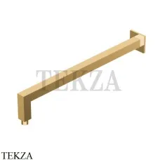 Ritmonio SHOWER Кронштейн настенный квадратный 40 см 75B008 GOX, Brushed Gold