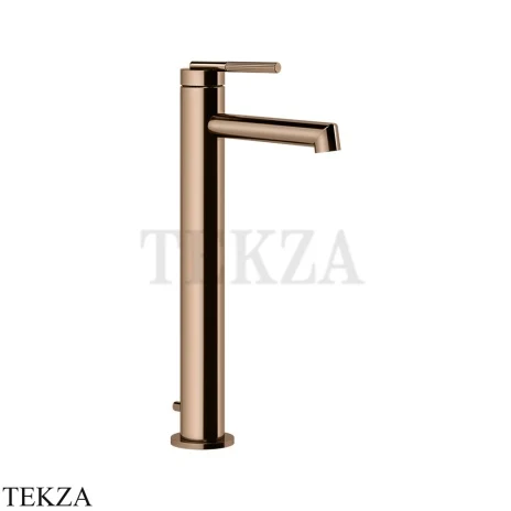 Gessi INGRANAGGIO Смеситель для раковины, высокий, с донным клапаном 63503-030, Copper PVD