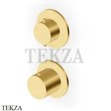 Zucchetti Helm Термостат для душа на 1 поток, внешняя часть ZHE801.XP41, brushed gold PVD
