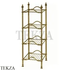 Migliore Mirella Этажерка напольная для полотенец широкая 26626, бронза classic