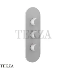 Gessi Ingranaggio-Anello Термостат для душа, 2 потока, внешняя часть 43064-279, белый матовый