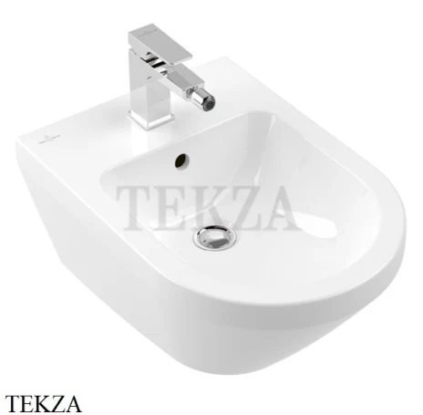 Villeroy & Boch Architectura Биде подвесное, 1 отверстие под смеситель 74870001, белый глянец