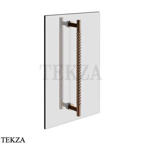 Gessi Pelle Tresse Полотенцедержатель для крепления на стекло, 60 см 78633-030, Copper PVD