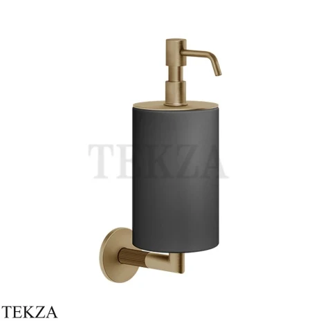 Gessi INGRANAGGIO Дозатор для жидкого мыла настенный черный 63814-726, Warm Steel Br. PVD