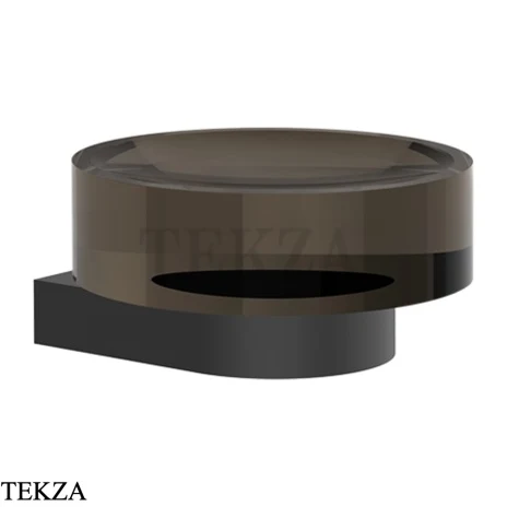 Gessi Perle Мыльница настенная, круглая 74812-299, черный матовый