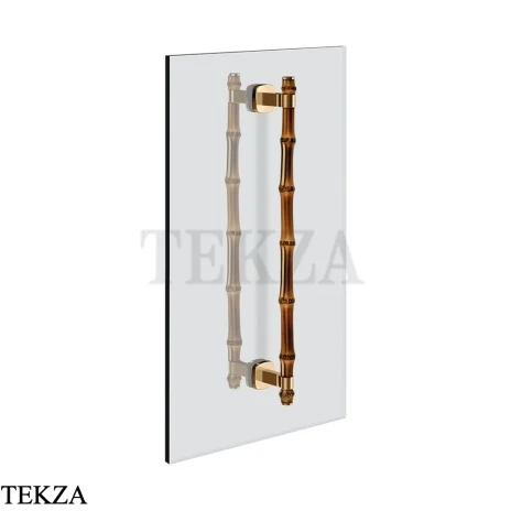 Gessi Jacqueline Полотенцедержатель для крепления на стекло, 45 см 77635-735, бронза глянец