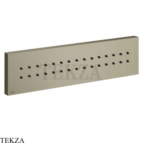 Gessi Rettangolo shower BODY JETS Боковая форсунка 32975-149, Finox Brushed Nickel