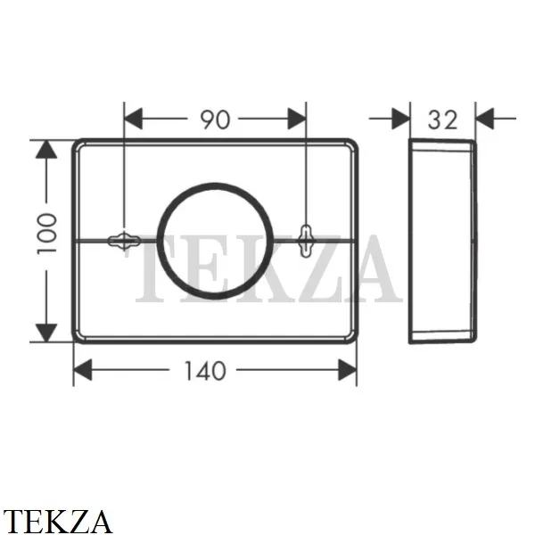 Hansgrohe AddStoris Диспенсер для гигиенических пакетов 41773670, черный матовый