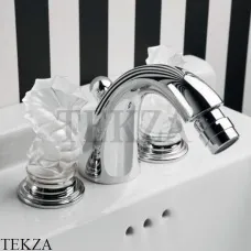 Oasis SEAHORSE Смеситель для биде на три отверстия, с донным клапаном 000RBSH090CR, хром глянец
