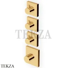 Zucchetti PAN Термостат для душа, 3 выхода, внешняя часть ZP8661.C40, золото глянец Zucchetti PAN Термостат для душа, 3 выхода, внешняя часть ZP8661.C40, золото глянец