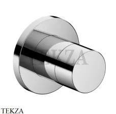 Keuco IXMO Pure Вентиль запорный, 3 потока, круг, внешняя часть 59549010001, хром глянец