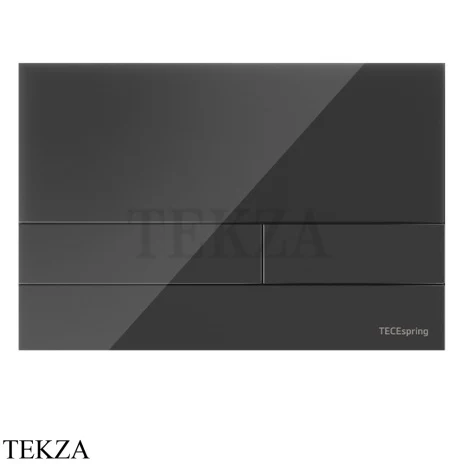 TECEspring Панель смыва для унитаза акриловая S240851, черный глянец