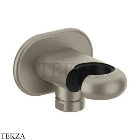 Gessi Goccia Держатель для душевой лейки с выводом 33761-149, Finox Br. Nickel
