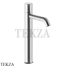 Fantini Nostromo Смеситель для раковины высокий, без донного клапана 5093E906WF, Матовая натуральная сталь