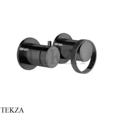 Gessi ANELLO Смеситель для душа с переключателем 2 потока ванна-душ 63380-706, Black Metal Gessi ANELLO Смеситель для душа с переключателем 2 потока ванна-душ 63380-706, Black Metal